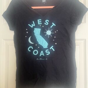 Levi Strauss & Co. Black Graphic Women's Top